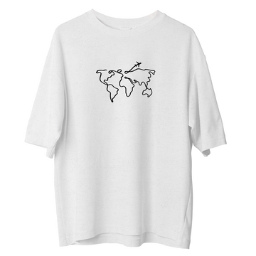 Plane Rote - Oversize T-shirt